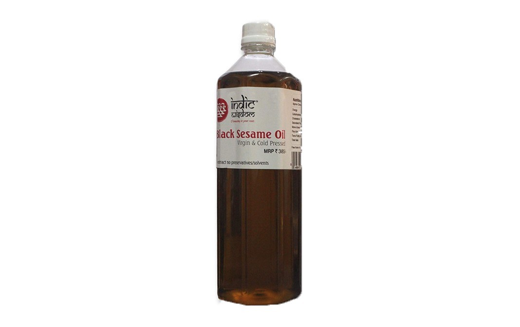 Indic Wisdom Black Sesame Oil    Plastic Bottle  1 litre